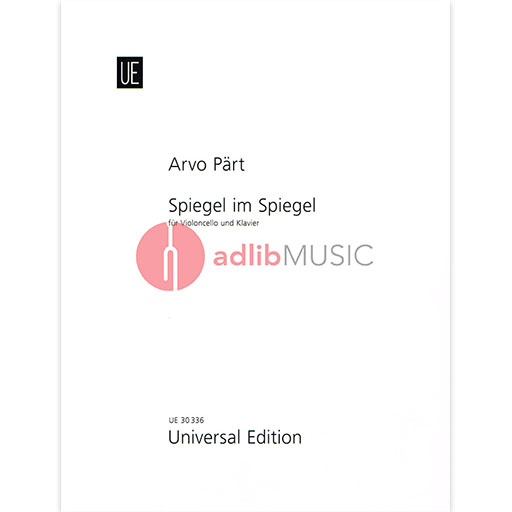 Spiegel Im Spiegel Cello/Piano