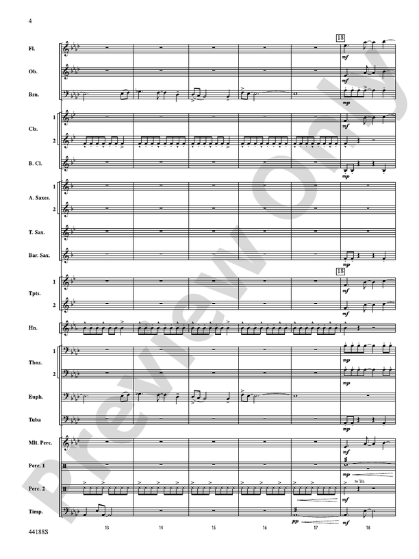 Vectors - Concert Band Conductor Score & Parts (Digital Download)
