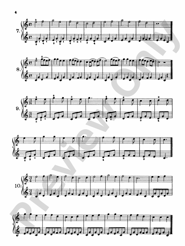 Berens - Fifty Piano Pieces for Beginners, Op. 70 - Piano Solo (Digital Download)