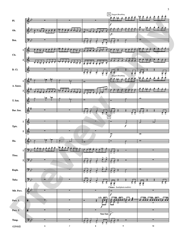 Echoes of Eternity - Concert Band Conductor Score & Parts (Digital Download)