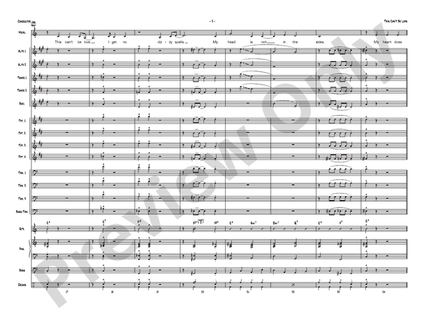 This Can't Be Love (Arr. Dave Wolpe) - Jazz Ensemble Conductor Score & Parts(Digital Download)