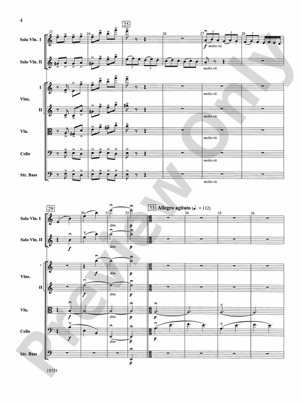 Bailes para Orquesta (For Two Solo Violins and String Orchestra) – String Orchestra Conductor Score & Parts (Digital Download)