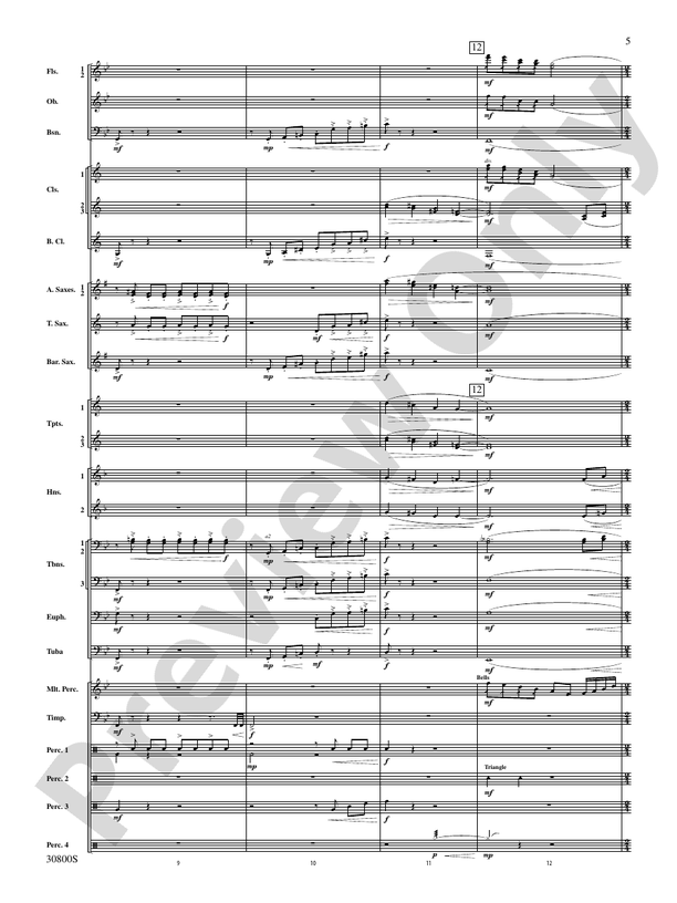 Quatre Fantasie - Concert Band Conductor Score & Parts (Digital Download)