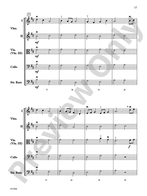 Sky Suite - String Orchestra Conductor Score & Parts (Digital Download)