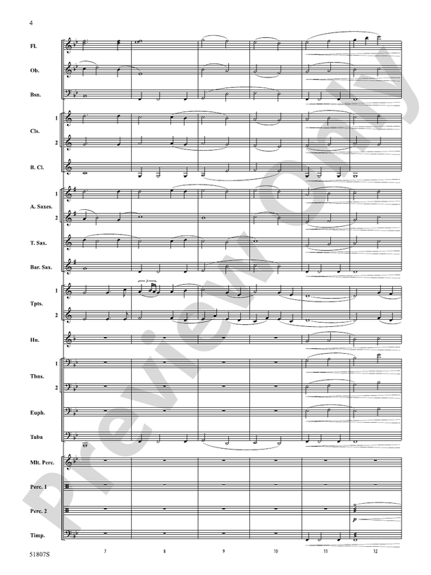 The Lakes - Concert Band Conductor Score & Parts(Digital Download)