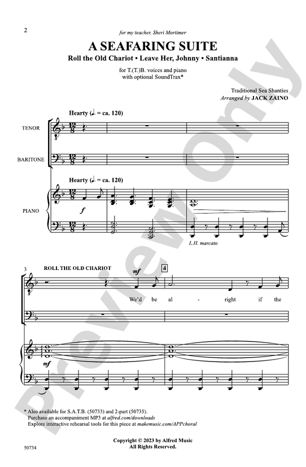 A Seafaring Suite - TB Choral Octavo (Digital Download)