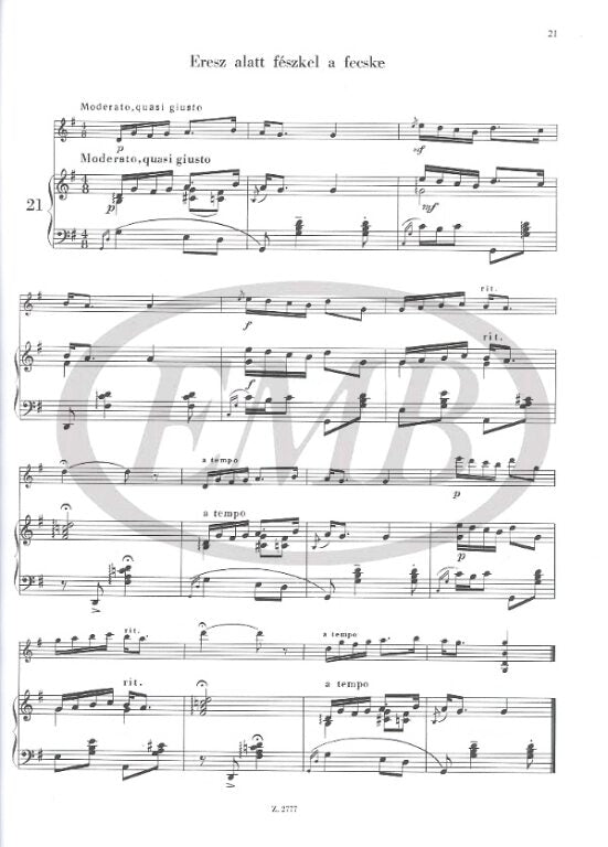 Play Up Gypsy: 60 Hungarian Songs - Violin/Piano Accompaniment EMB Z2777