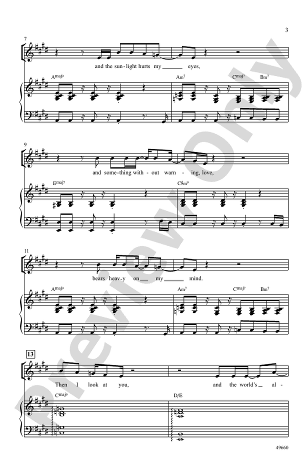 Lovely Day - 2 Part Treble Choral Octavo (Digital Download)