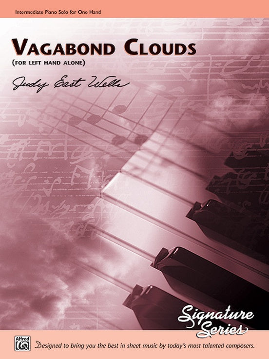Vagabond Clouds (for left hand alone) - Piano Solo (Digital Download)