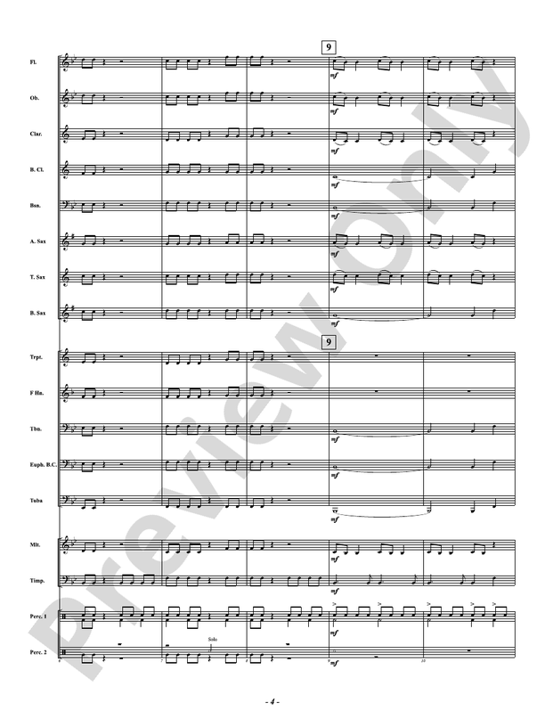 To Dare Greatly - Concert Band Conductor Score & Parts (Digital Download)