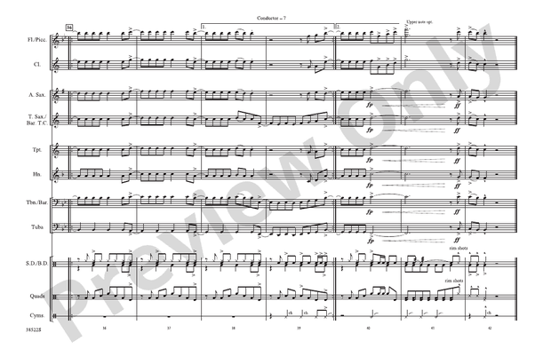 Any Way You Want It (Arr. Jerry Burns) – Marching Band Conductor Score & Parts (Digital Download)