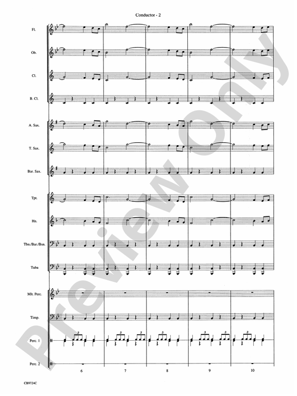 Star Wars Main Theme (Grade 1) - Concert Band Conductor Score & Parts (Digital Download)