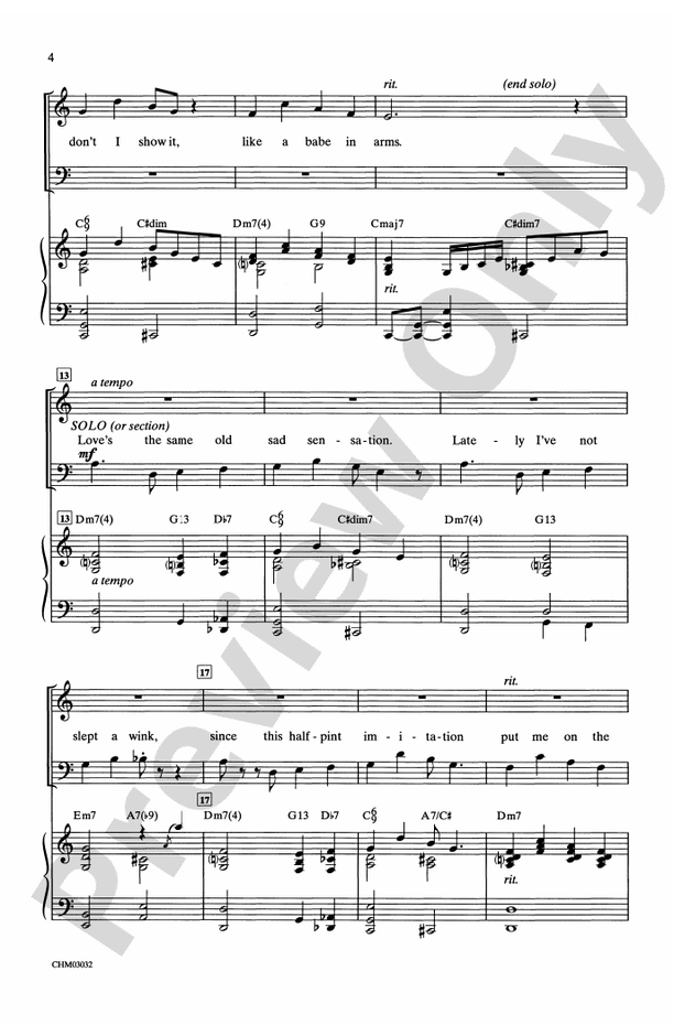 Bewitched (from Pal Joey) – SATB Choral Octavo (Digital Download)