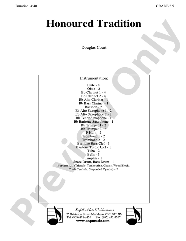 Hooked on Holidays - Concert Band Conductor Score & Parts (Digital Download)