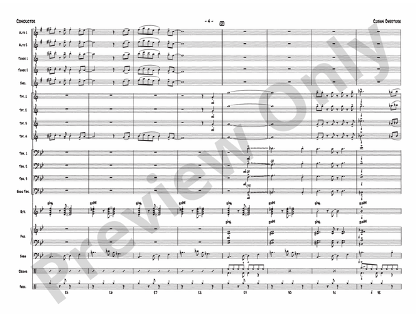 Cuban Overture - Jazz Ensemble Conductor Score & Parts(Digital Download)