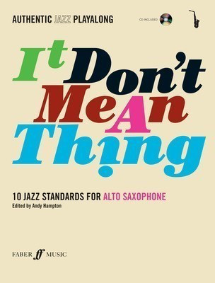 JAZZ PLAYALONG IT DONT MEAN A THING ALTO SAX BK/CD