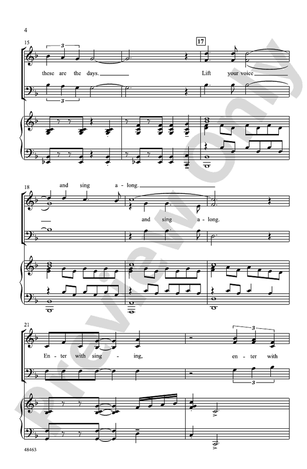 Enter with Song! – SAB Choral Octavo (Digital Download)