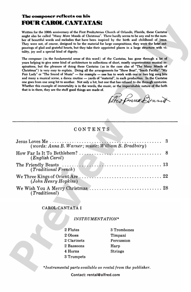 Carol Cantata - No. 1 SATB Choir (Digital Download)