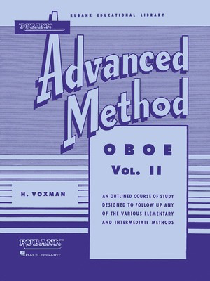 Rubank Advanced Method - Oboe Vol. 2 - Oboe Rubank Publications
