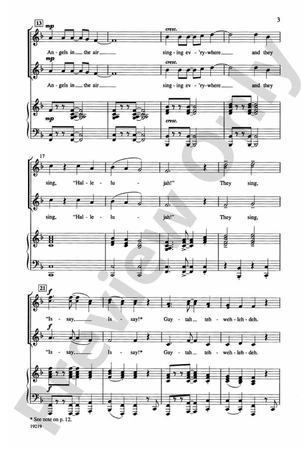 Issay, Issay! (Hear Ye, Hear Ye!) – 2-Part/SSA Choral Octavo - Digital Sheet Music Download (Digital Download)