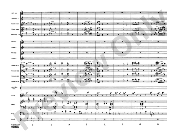 Mack the Knife (from The Threepenny Opera) Arr. Sammy Nestico - Jazz Ensemble Conductor Score & Parts (Digital Download)