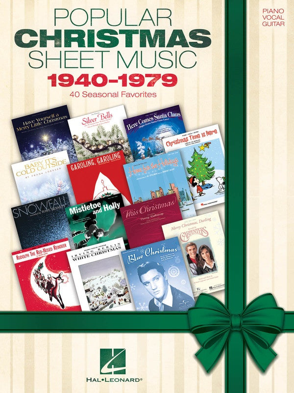 Popular Christmas Sheet Music 1940-1979 - Piano/Vocal/Guitar PVG Hal Leonard 295160