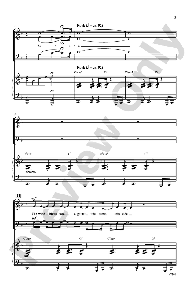 Kyrie - Arr. Kirby Shaw – SAB Choral Octavo (Digital Download)