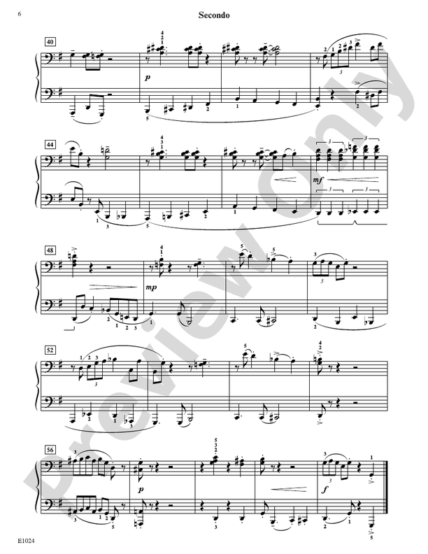 Jazz Suite - Piano (Digital Download)