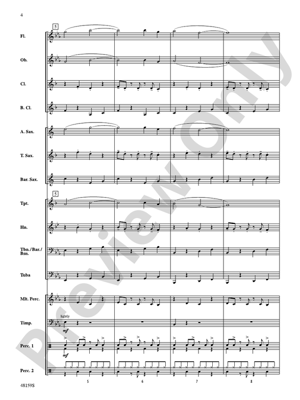 Fiesta Fantastique - Concert Band Conductor Score & Parts (Digital Download)