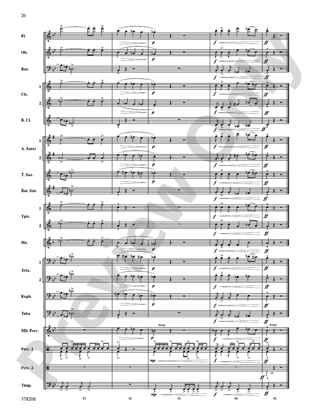 Wings - Concert Band Conductor Score & Parts (Digital Download)
