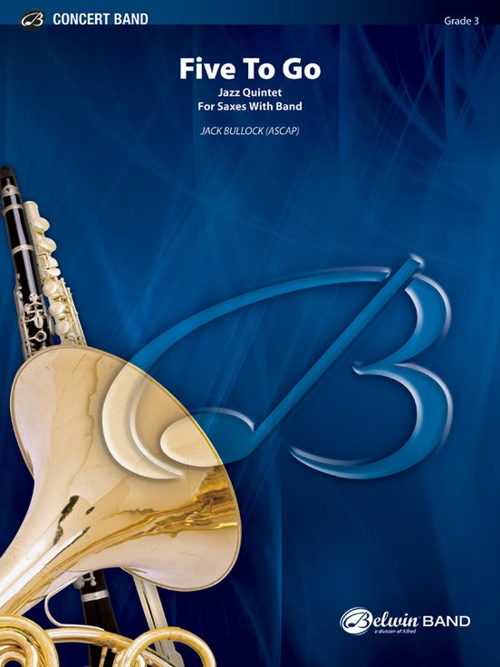Five to Go - Concert Band Conductor Score & Parts (Digital Download)