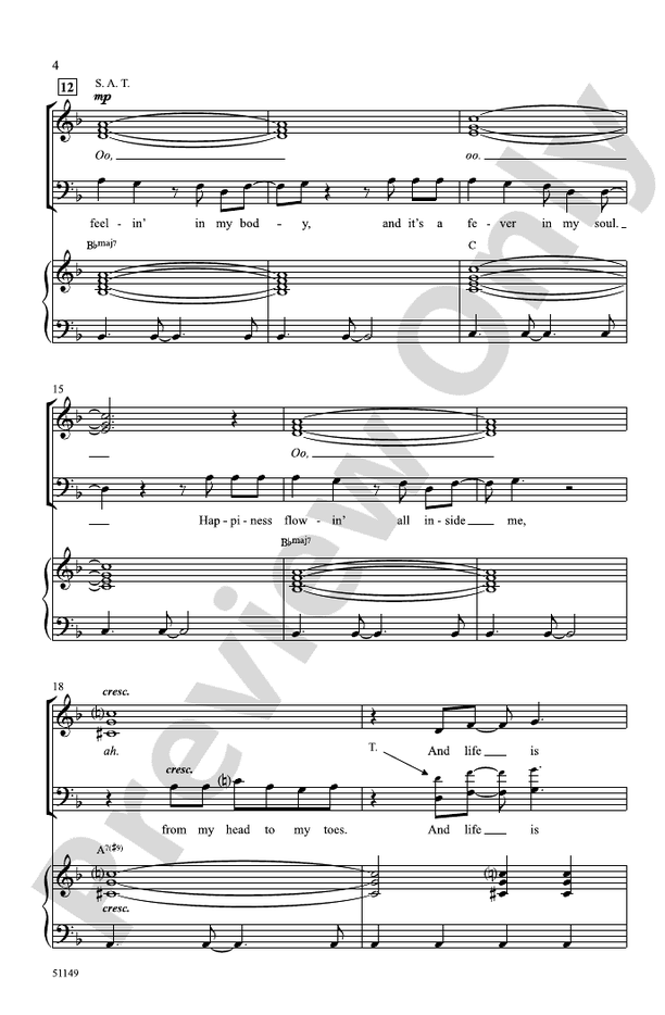 Sweet - SATB Choral Octavo (Digital Download)