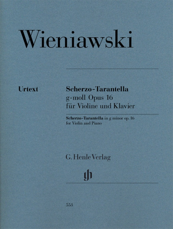Wieniawski - Scherzo Tarantella in Gmin Op16 - Violin/Piano Accompaniment Henle HN553