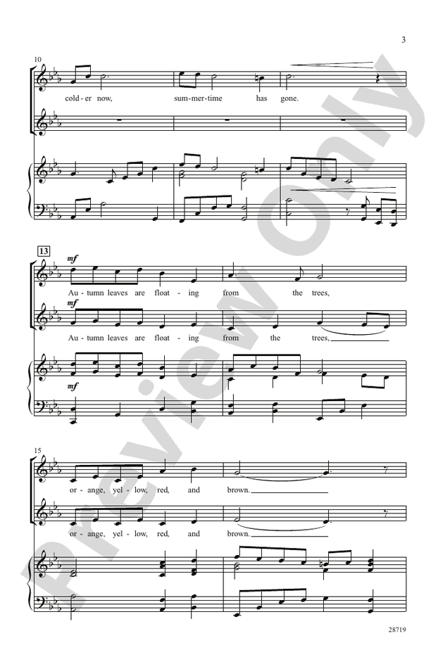 Autumn – 2-Part Choral Octavo (Digital Download)