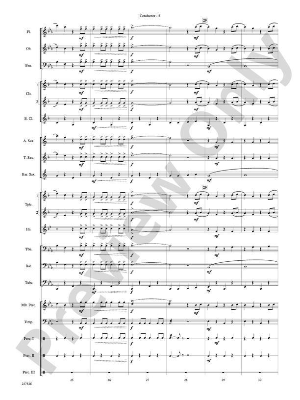 Charlie and the Chocolate Factory, Suite from - Concert Band Conductor Score & Parts (Digital Download)