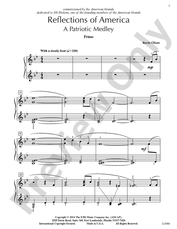 Reflections of America - Piano (Digital Download)