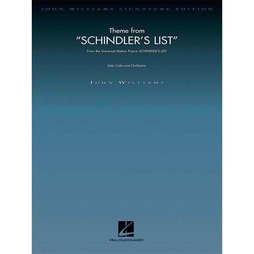 Williams - Theme from Schindler's List - Cello/String Orchestra Score/Parts Hal Leonard 4491829