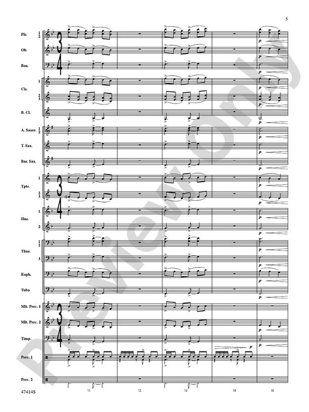 Pinnacle - Concert Band Conductor Score & Parts (Digital Download)