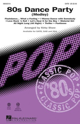 80s Dance Party - (Medley) - SSA Kirby Shaw Hal Leonard Choral Score Octavo