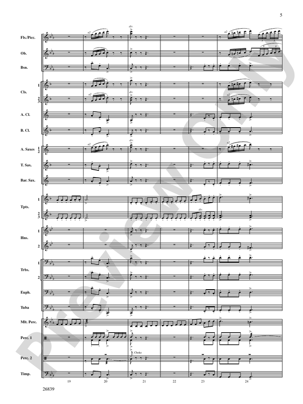 Flourish for Winds - Concert Band Conductor Score & Parts (Digital Download)
