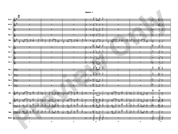 Puffy Taco - Jazz Ensemble Conductor Score & Parts (Digital Download)
