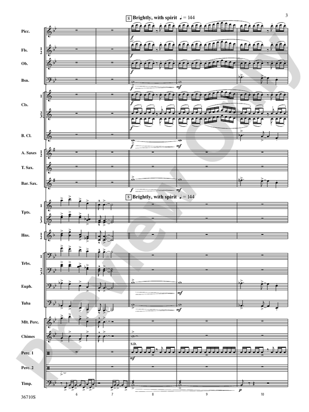 Invocation and Psalm - Concert Band Conductor Score & Parts (Digital Download)