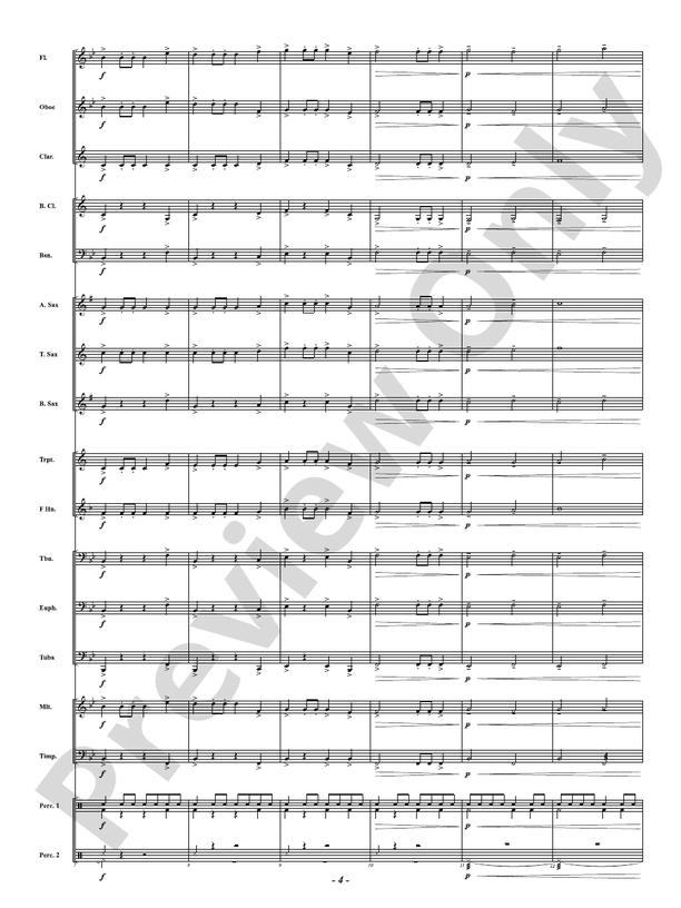 Inspiritus Overture - Concert Band Conductor Score & Parts (Digital Download)