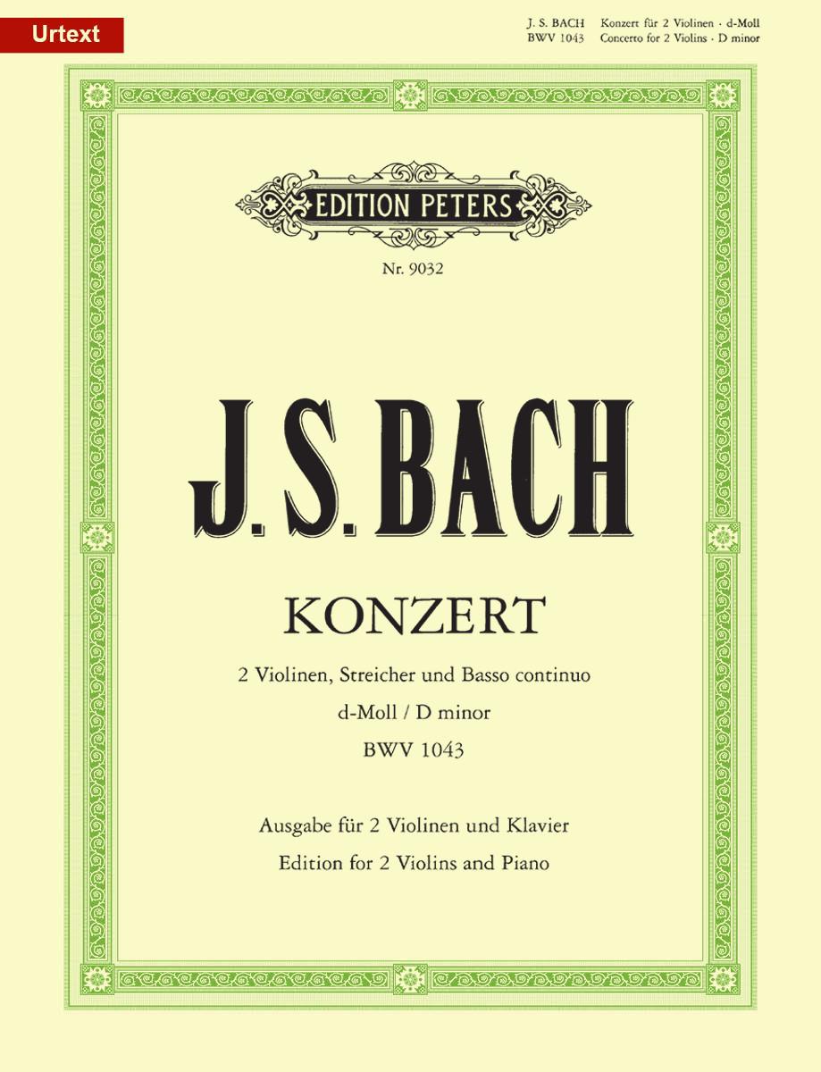 Bach - Double Concerto in Dmin - Violin Duet/Piano Peters EP9032