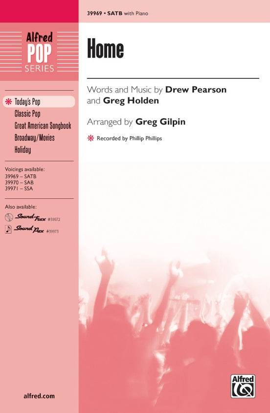 Home - Arr. Greg Gilpin – SATB Choral Octavo (Digital Download)