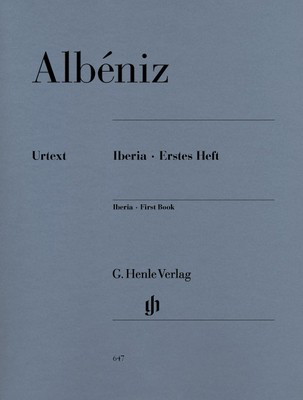 Iberia - First Book - Isaac Albeniz - Piano G. Henle Verlag Piano Solo