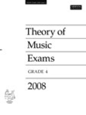 A B Theory Of Music Paper Gr 4 2008 -