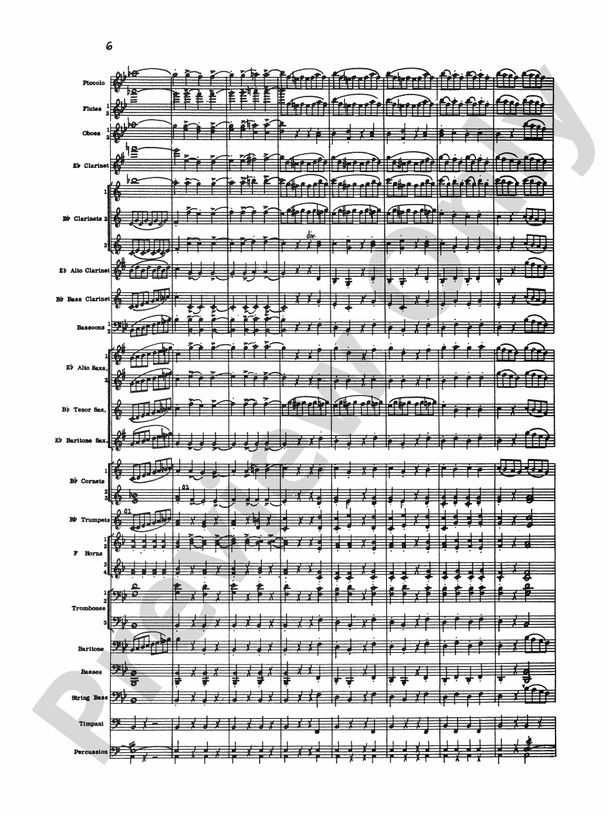 The Marriage of Figaro Overture - Concert Band Conductor Score & Parts (Digital Download)