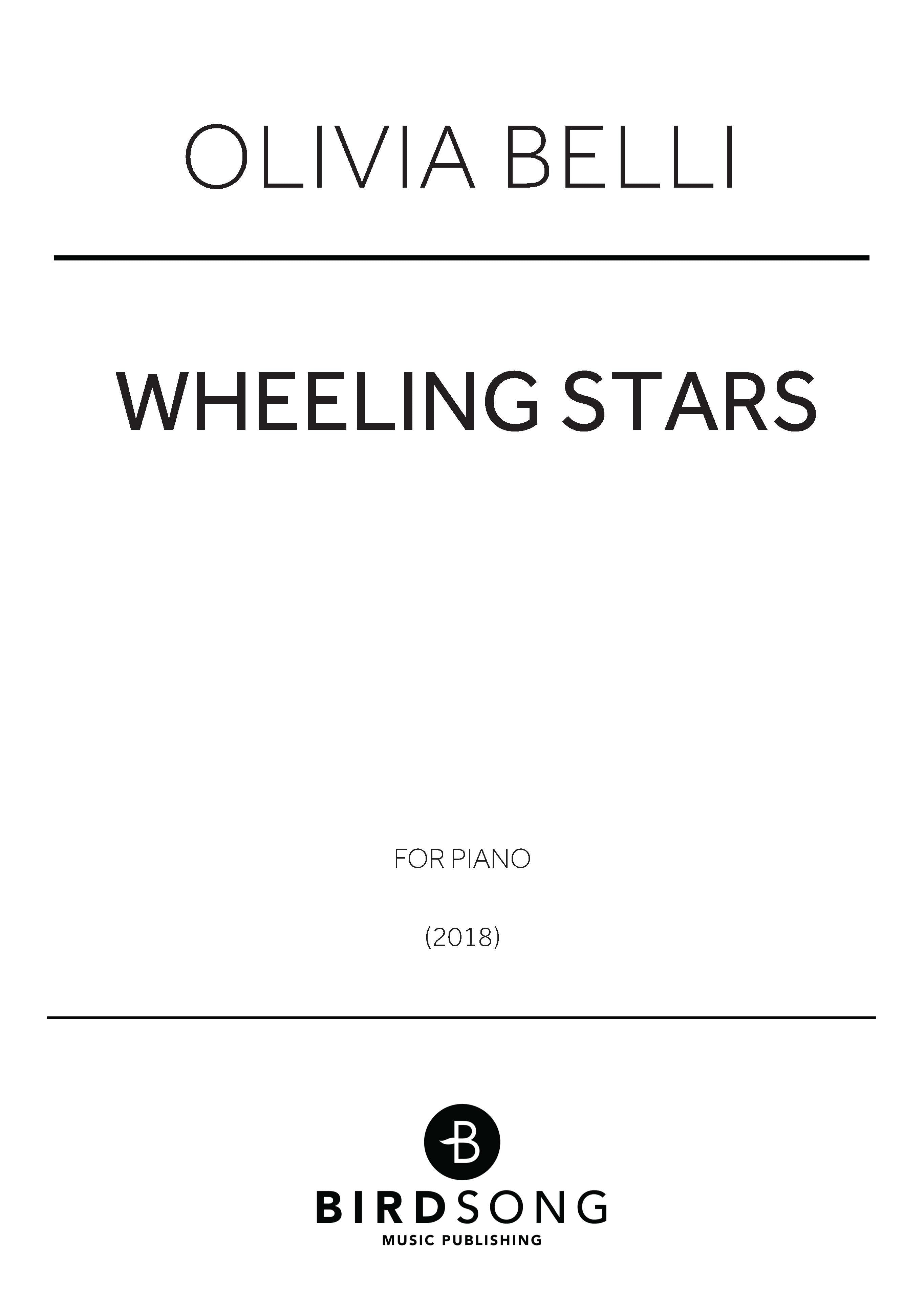 Belli - Wheeling Stars - Piano Solo (Digital Download)