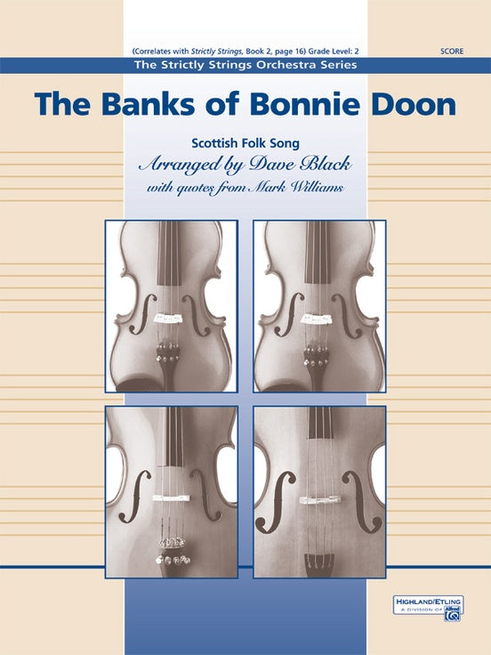 The Banks of Bonnie Doon – String Orchestra Conductor Score & Parts (Digital Download)
